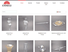 Tablet Screenshot of emmegi-glass.com